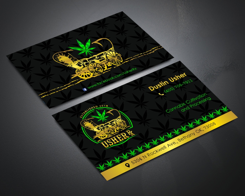 Usher Rx logo design by Boomstudioz