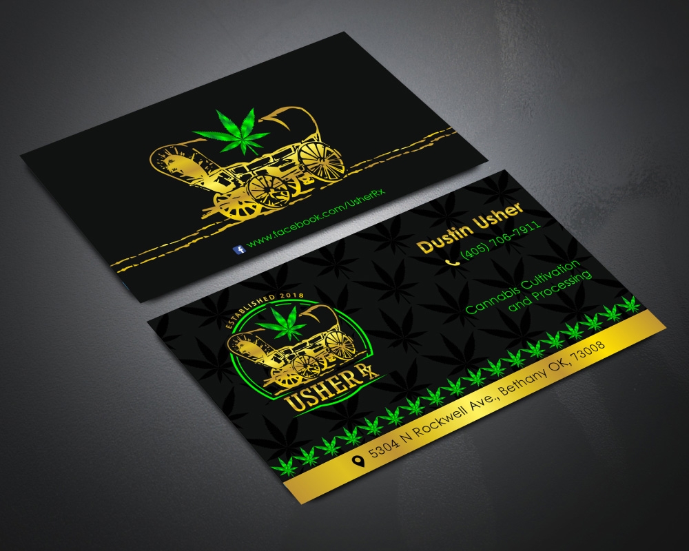 Usher Rx logo design by Boomstudioz