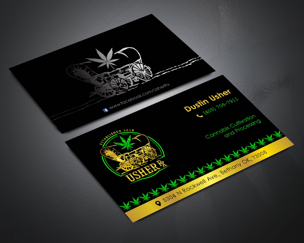 Usher Rx logo design by Boomstudioz