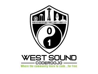 West Sound CoderDojo  logo design by Cyds