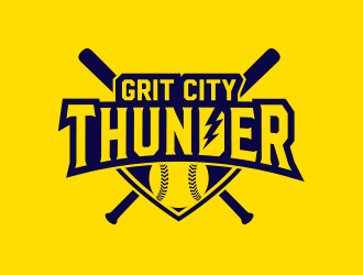 Grit City Thunder logo design by keylogo