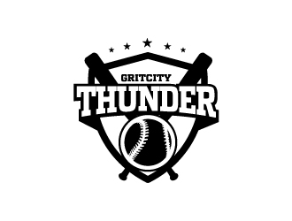 Grit City Thunder logo design by crazher