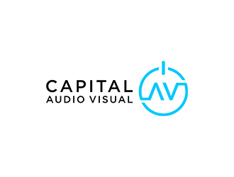 Capital Audio Visual logo design by checx