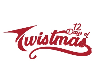 #12DaysOfTwistmas logo design by MarkindDesign