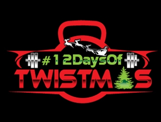 #12DaysOfTwistmas logo design by ZQDesigns