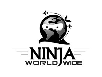 World Wide Ninja logo design by Bl_lue