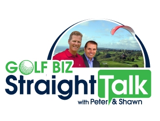Golf Biz Straight Talk with Peter & Shawn logo design by jaize