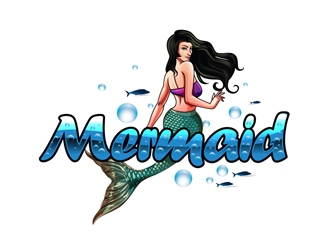 Mermaid logo design by DreamLogoDesign
