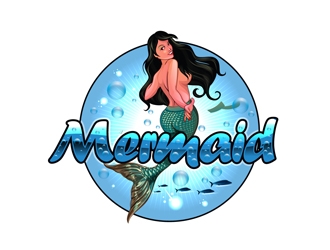 Mermaid logo design by DreamLogoDesign
