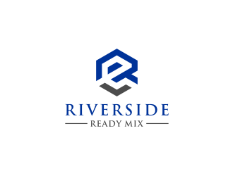 Riverside Ready Mix logo design by luckyprasetyo