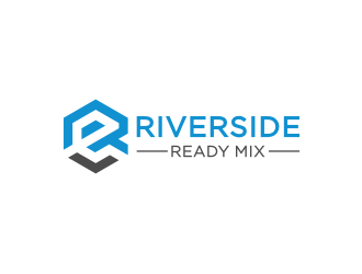 Riverside Ready Mix logo design by luckyprasetyo