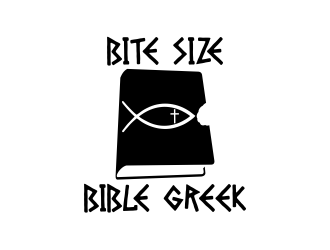 Bite Size Bible Greek logo design by done
