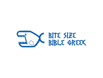 Bite Size Bible Greek logo design by nona