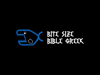 Bite Size Bible Greek logo design by nona