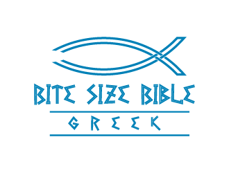 Bite Size Bible Greek logo design by torresace