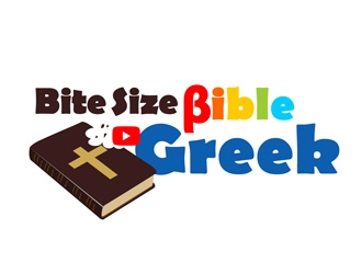 Bite Size Bible Greek logo design by DreamLogoDesign