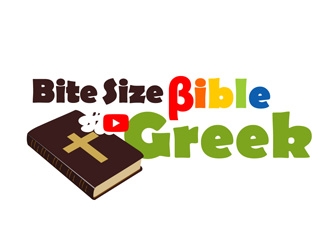 Bite Size Bible Greek logo design by DreamLogoDesign