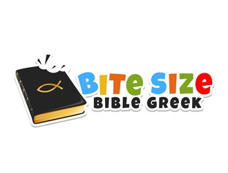 Bite Size Bible Greek logo design by DreamLogoDesign