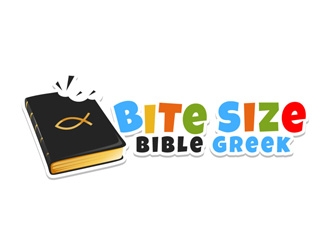 Bite Size Bible Greek logo design by DreamLogoDesign