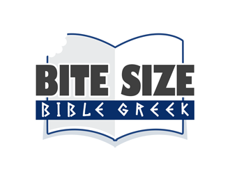 Bite Size Bible Greek logo design by kunejo