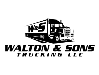 Walton & Sons Trucking LLC logo design by abss