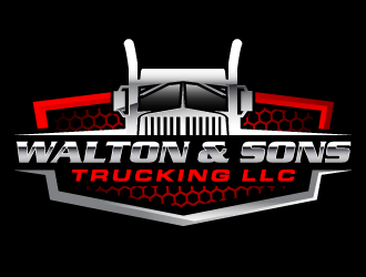 Walton & Sons Trucking LLC logo design by PRN123
