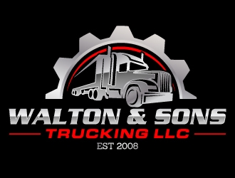 Walton & Sons Trucking LLC logo design by jaize