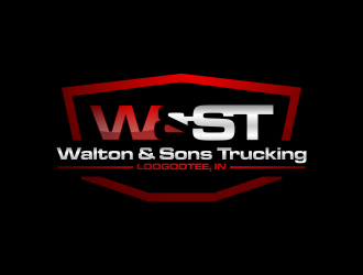 Walton & Sons Trucking LLC logo design by eagerly