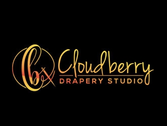 Cloudberry Drapery Studio logo design by shere