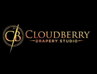 Cloudberry Drapery Studio logo design by shere