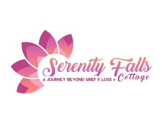 Serenity Falls Cottage logo design by fawadyk