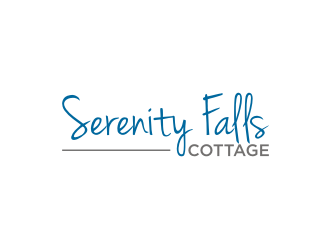 Serenity Falls Cottage logo design by rief