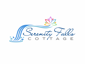 Serenity Falls Cottage logo design by agus