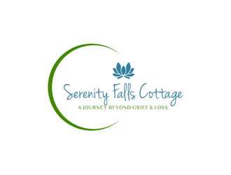 Serenity Falls Cottage logo design by alby