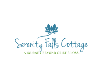 Serenity Falls Cottage logo design by alby