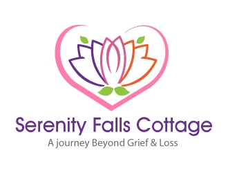 Serenity Falls Cottage logo design by Suvendu