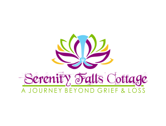 Serenity Falls Cottage logo design by giphone