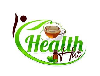 Health Hut logo design by DreamLogoDesign