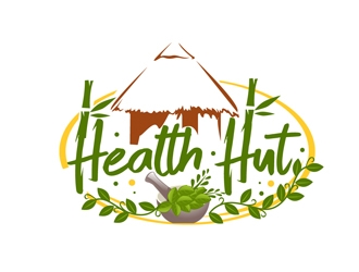 Health Hut logo design by DreamLogoDesign