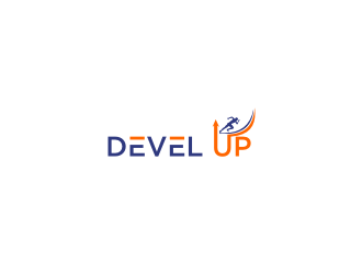 DEVEL UP logo design by bricton