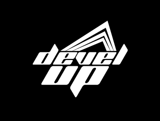 DEVEL UP logo design by mop3d