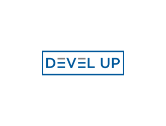 DEVEL UP logo design by L E V A R