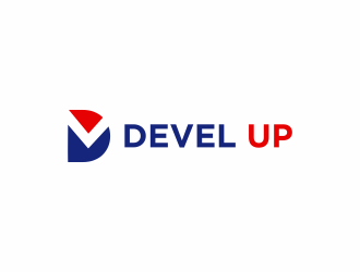 DEVEL UP logo design by santrie
