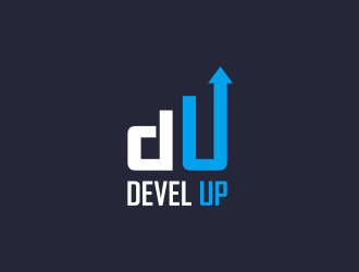 DEVEL UP logo design by ammad