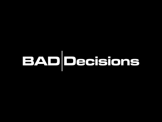 BAD Decisions logo design by BlessedArt
