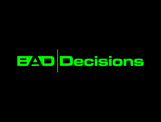 BAD Decisions logo design by BlessedArt