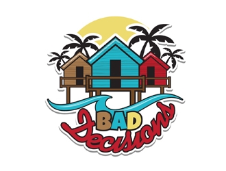 BAD Decisions logo design by DreamLogoDesign