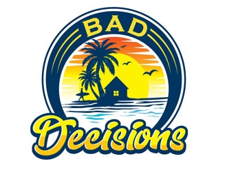 BAD Decisions logo design by shere