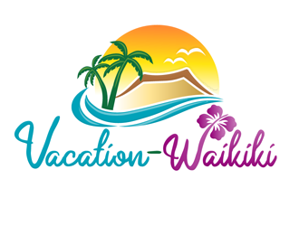 Vacation-Waikiki logo design by megalogos