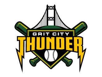 Grit City Thunder logo design by daywalker
